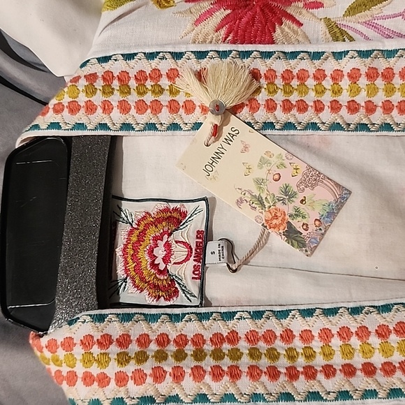 Nwt Johnny Was Linen Kimono   XS - Picture 7 of 12